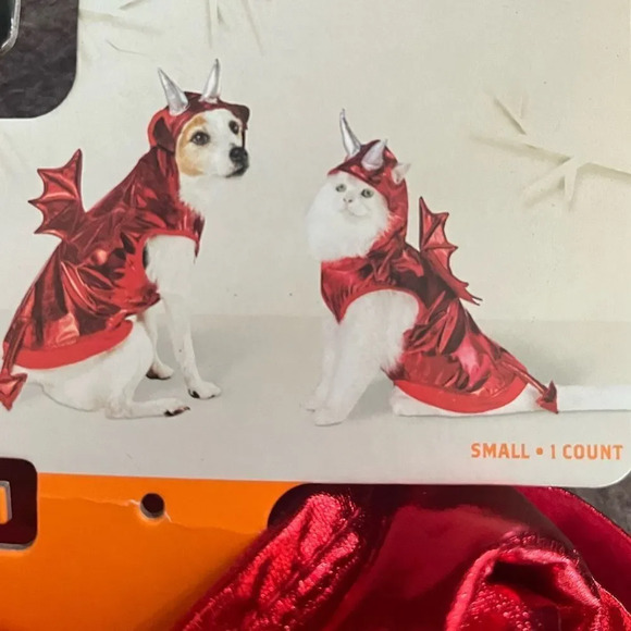Pet Halloween costume devil cat or dog size small NEW Target seasonal animals - Picture 1 of 5